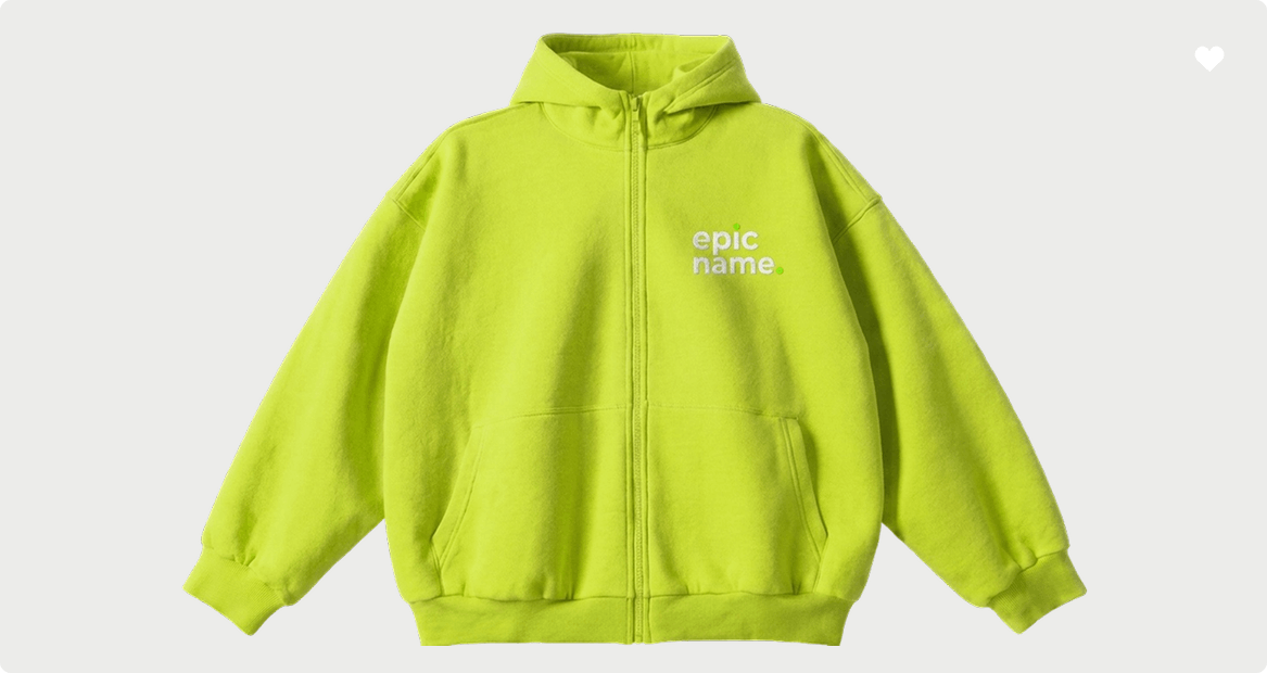 Zip Hoodie — Epic.